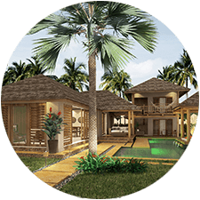 The coral rustic villas